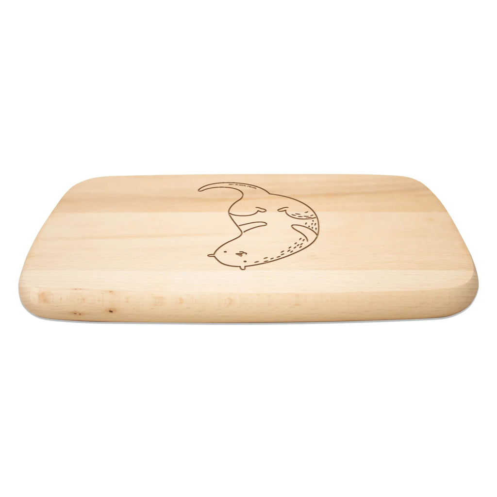 Küchenbrett Otter Kopfüber Holzbrett, Schneidebrett, Frühstücksbrettchen, Küchenbrett, Schneidebrett Holz, Frühstücksbrett, Otter, Fischotter, Seeotter, Otter Seeotter See Otter
