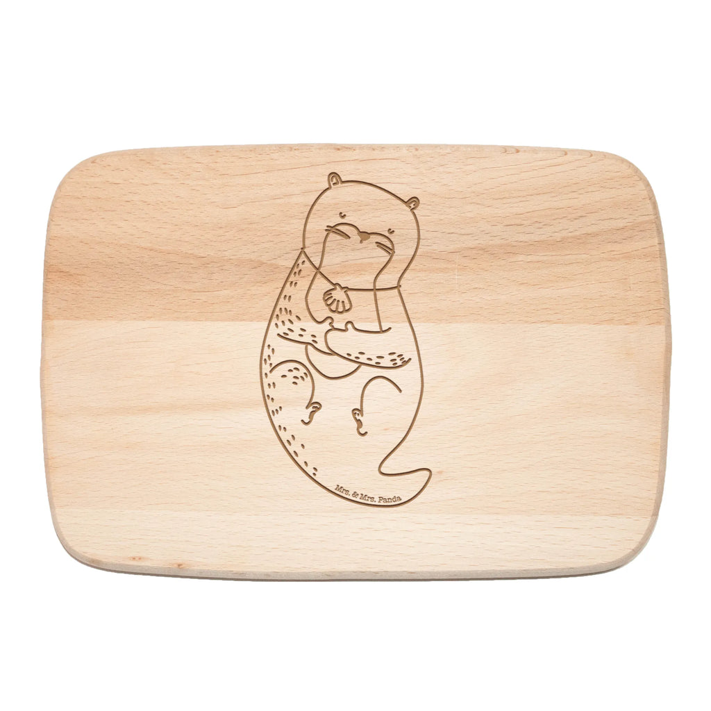 Küchenbrett Otter Muschel Schneidebrett Holz, Frühstücksbrett, Frühstücksbrettchen, Schneidebrett, Küchenbrett, Holzbrett, Otter, Fischotter, Seeotter, träumen, Motivation, Tagträumen, grübeln, Büro, Otterliebe