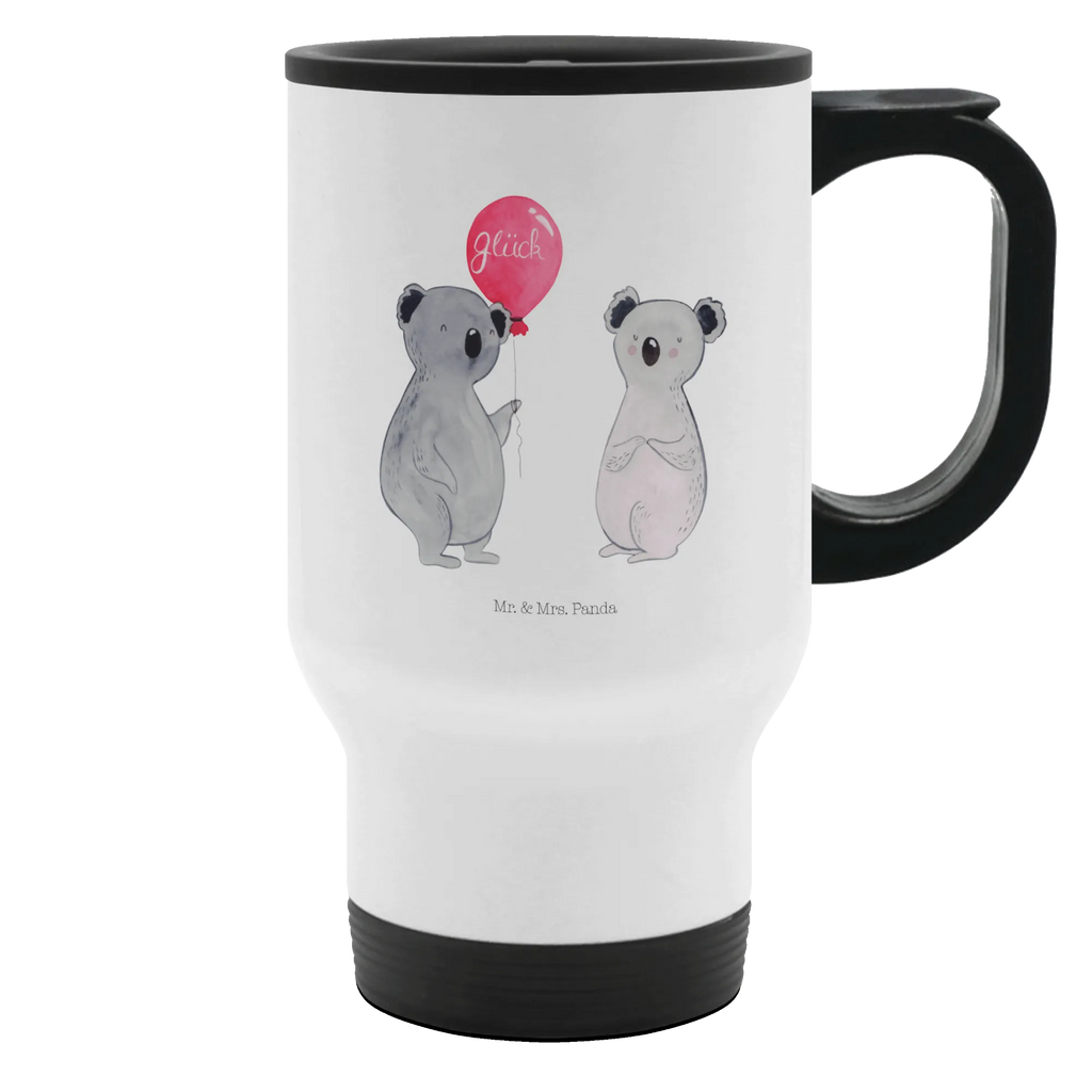Insulated mug Koala bear balloon travel mug, travel coffee mug, To Go mug, Insulated mug, Thermo cup, Coffee mug, Thermo mug, Koala, present, balloon, birthday, koala, party