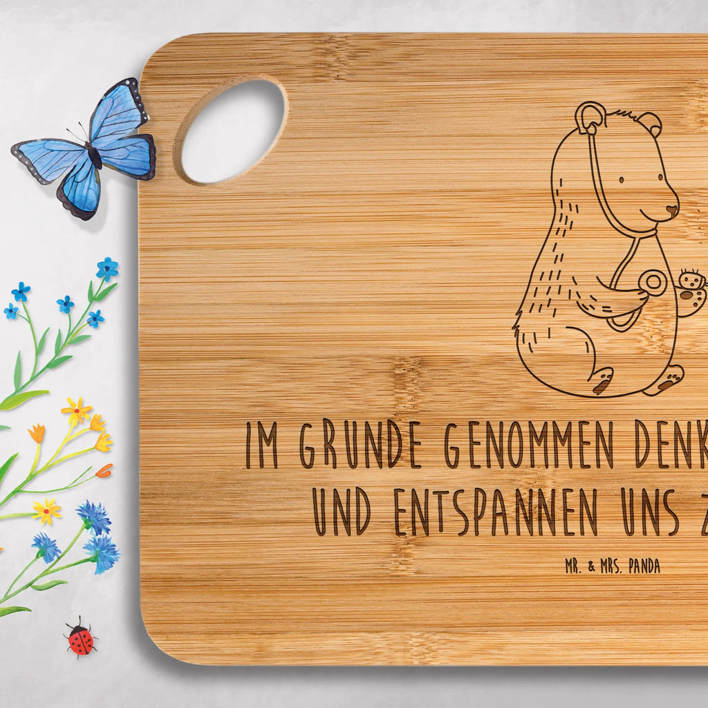 Servierbrett Bär Arzt Servierbrett, Holzbrett, Frühstücksbrett, Holzbrettchen, Brett, Schneidebrett, Küchenbrett, Hackbrett, Bär, Teddy, Teddybär, Professorin, Doktorin, Arzt, Professor, Ärztin, Doktor