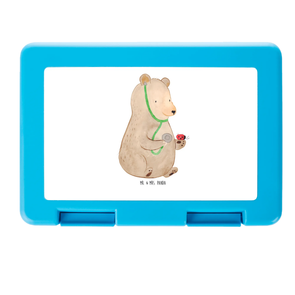 Pudełko na kanapki niedźwiedź lekarz Niedźwiedź, Miś, Pluszowy miś