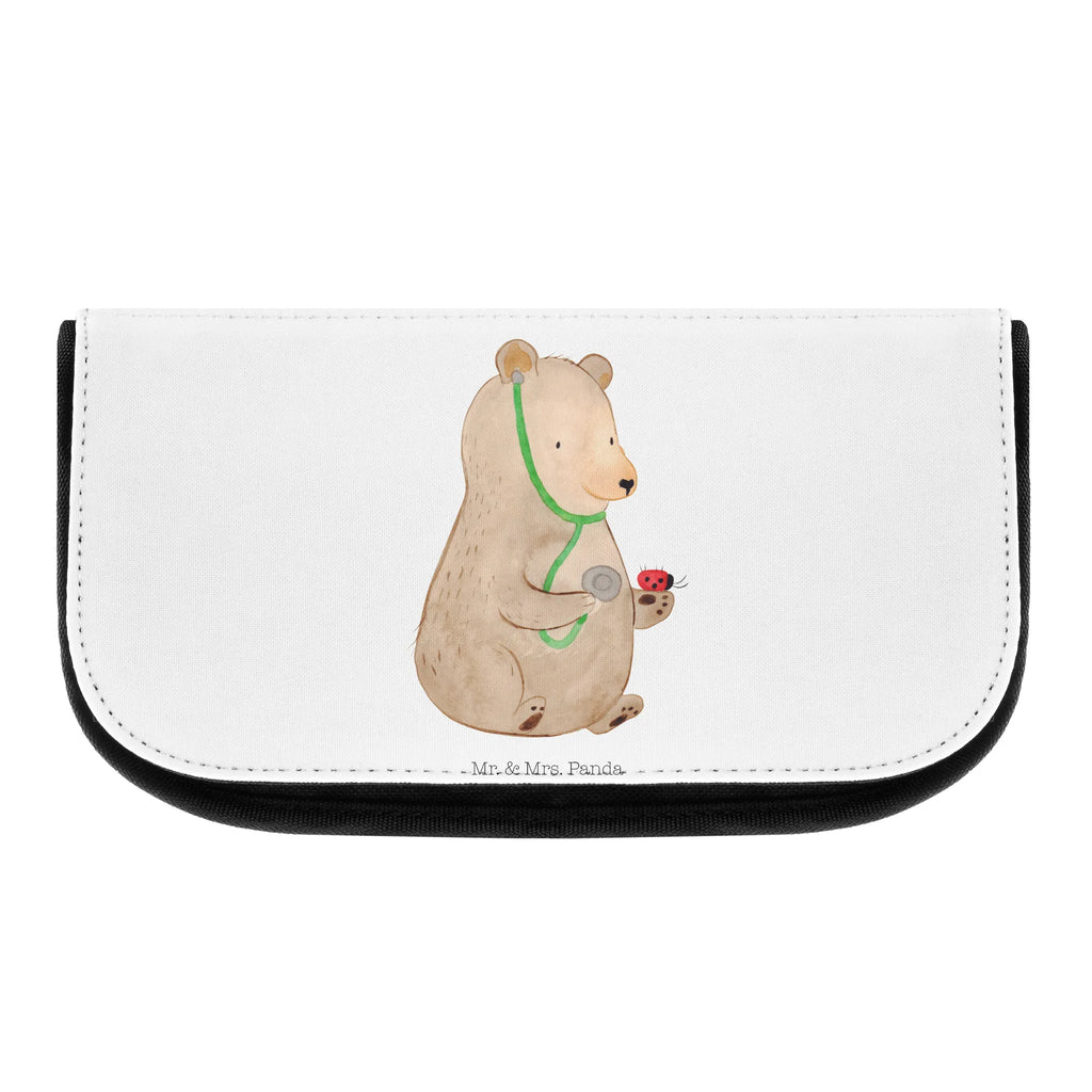 Cosmetics bag bear Physician Cosmetic bag, Make-up bag, Bag, Mudflap case, Cosmetics, Toilet bag, Sludge bag, Wallet, bear, teddy, teddy bear, cuddly toy, Bear, Doctor, Professor