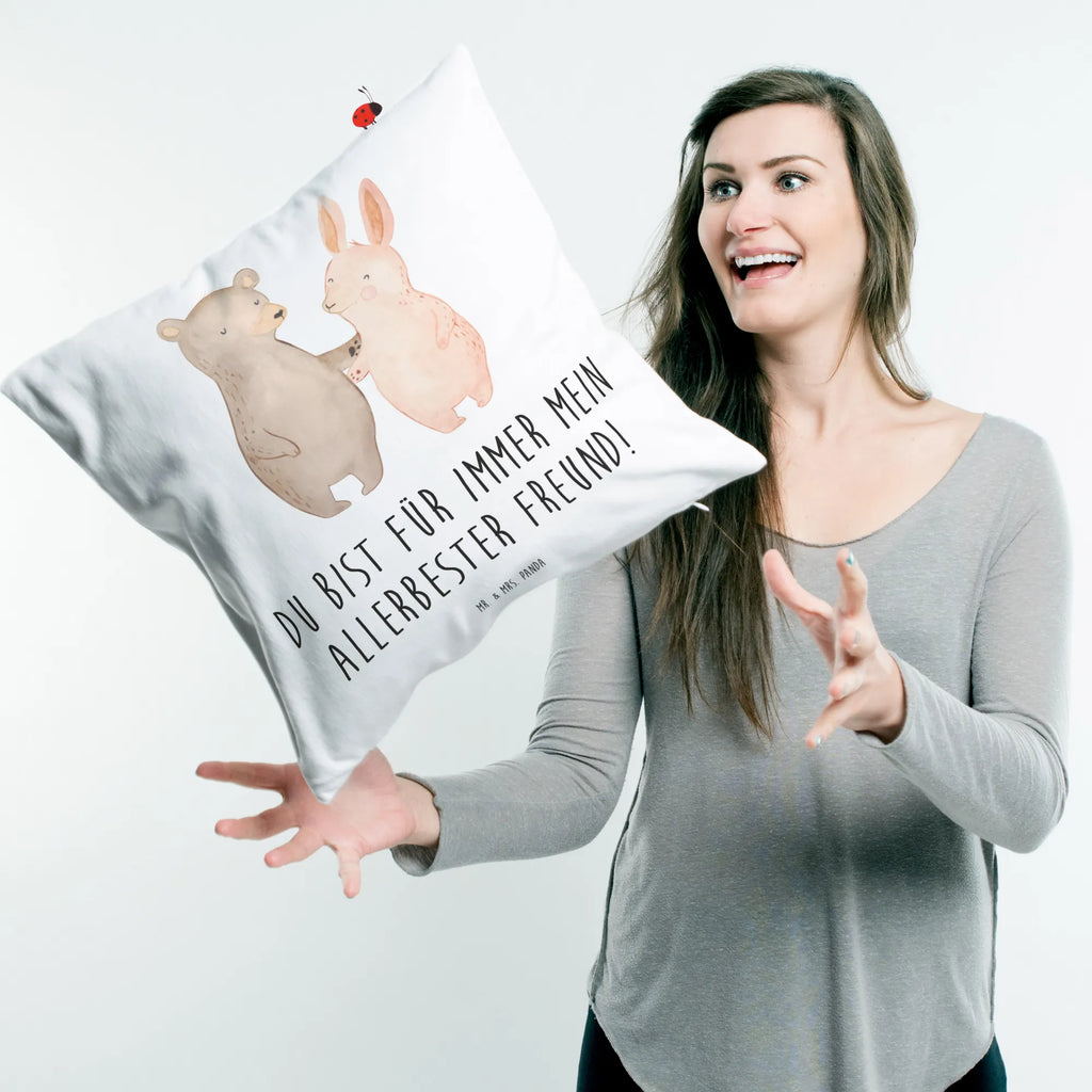 Cushion bear and rabbit Embrace Kissen 40x40, couch kissen, Sofakissen, kissen für sofa, Polsterkissen, Dekokissen 40x40, zier kissen, Mikrofaser Kissen, Kuschelkissen, Zierkissen, Kopfkissen, Kopfkissen 40x40, microfaser kopfkissen, microfaser zierkissen, Couchkissen, microfaser dekokissen, kissen 40 x 40, kissen mikrofaser, kuschel kissen, kuschelkissen 40x40, sofa kissen, 40 X 40 Kissen, Kissen, 40x40 kissen, Motivkissen, couchkissen 40x40, kissen für couch, Sofakissen 40x40, wurfkissen, zierkissen 40x40, deko kissen, Dekokissen Sofa, microfaser sofakissen, wohnzimmer kissen, Dekokissen, Verlobung, Freund, Partner, Heiratsantrag, Freundin, Liebesgeschenk, Ehemann, Hocheitstag, Ehefrau, Heiraten, Jahrestag, Liebe, Bester Freund, Best Friends, Hase, Bär, Bärchen, Freunde