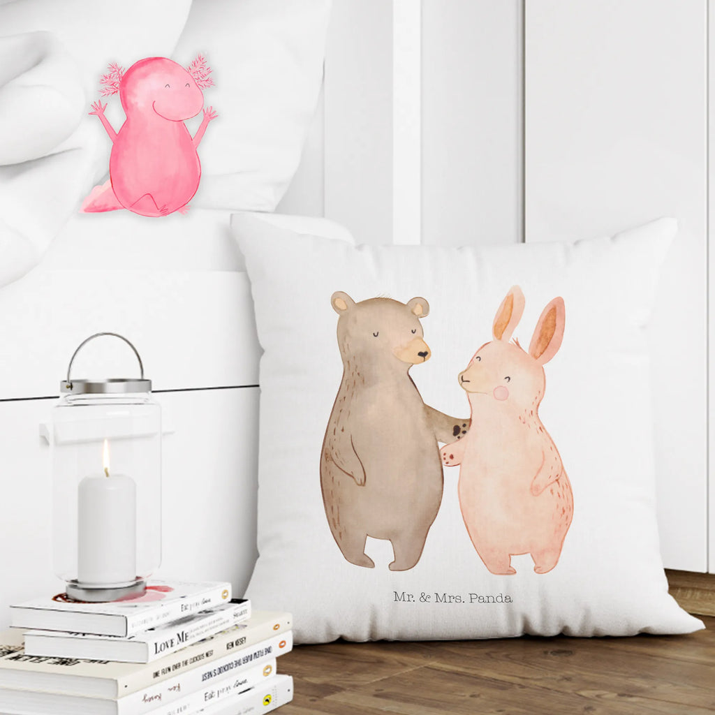 Cushion bear and rabbit Embrace Kissen 40x40, couch kissen, Sofakissen, kissen für sofa, Polsterkissen, Dekokissen 40x40, zier kissen, Mikrofaser Kissen, Kuschelkissen, Zierkissen, Kopfkissen, Kopfkissen 40x40, microfaser kopfkissen, microfaser zierkissen, Couchkissen, microfaser dekokissen, kissen 40 x 40, kissen mikrofaser, kuschel kissen, kuschelkissen 40x40, sofa kissen, 40 X 40 Kissen, Kissen, 40x40 kissen, Motivkissen, couchkissen 40x40, kissen für couch, Sofakissen 40x40, wurfkissen, zierkissen 40x40, deko kissen, Dekokissen Sofa, microfaser sofakissen, wohnzimmer kissen, Dekokissen, Verlobung, Freund, Partner, Heiratsantrag, Freundin, Liebesgeschenk, Ehemann, Hocheitstag, Ehefrau, Heiraten, Jahrestag, Liebe, Bester Freund, Best Friends, Hase, Bär, Bärchen, Freunde