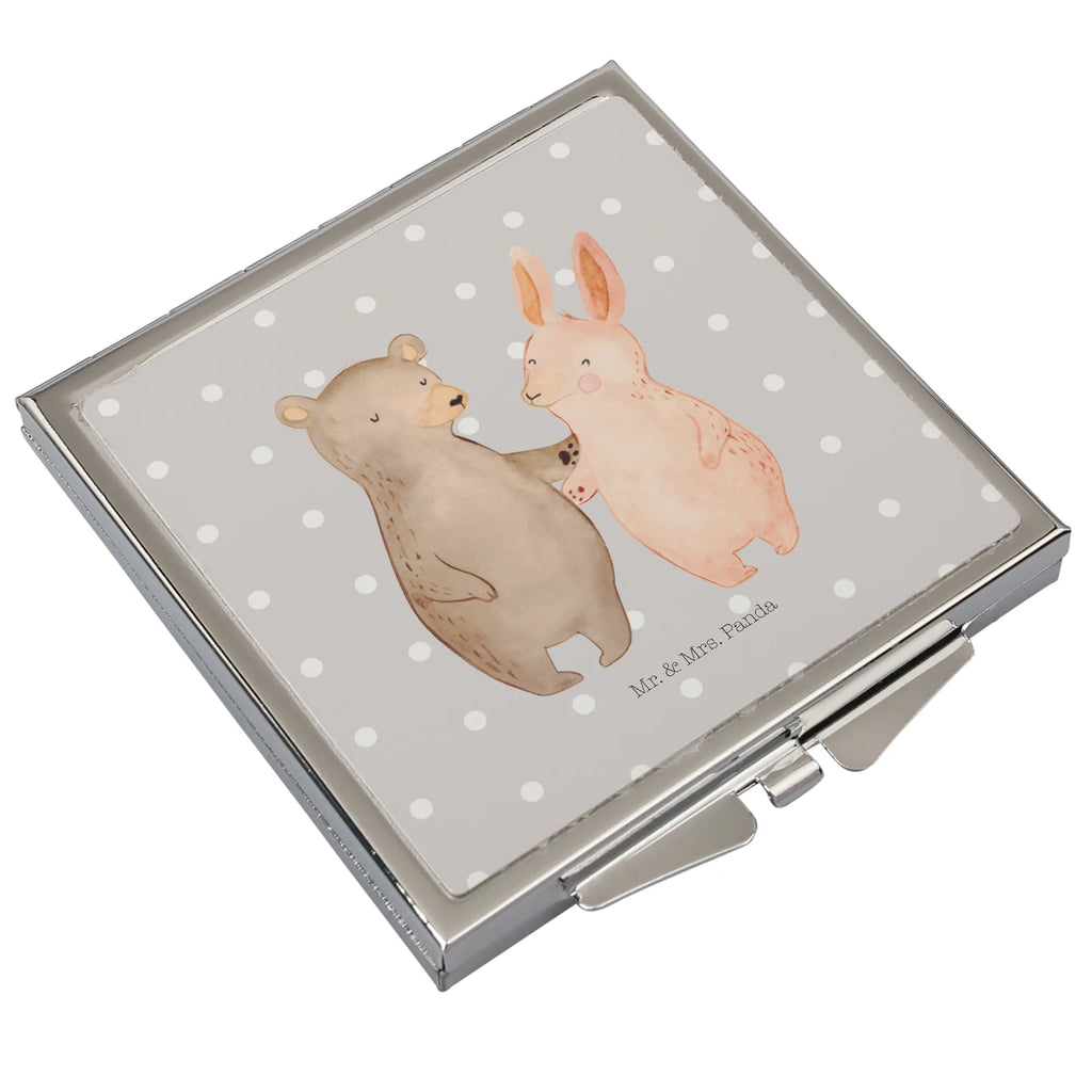 Handbag mirror bear and rabbit Embrace Deko Handspiegel, Klappbarer Handspiegel, Schminkspiegel Kompakt, Design Taschenspiegel, Vintage Kompaktspiegel, Spiegel Für Handtasche, Silber, Klappspiegel, Handspiegel Zum Mitnehmen, Handtaschenspiegel, Taschen-Kosmetikspiegel, Spiegel Für Schminktasche, Handspiegel Für Damen, Handspiegel Geschenkidee, Quadratischer Handspiegel, Taschenspiegel, Schminkspiegel To Go, Kosmetikspiegel Klein, Klappbarer Taschenspiegel, Spiegel Für Unterwegs, Tragbarer Spiegel, Reise Spiegel, Spiegel Für Make-Up Tasche, Handspiegel Mit Hülle, Kompaktspiegel, Mini Spiegel, Runder Taschenspiegel, Freund, Liebe, Ehefrau, Hocheitstag, Ehemann, Heiratsantrag, Jahrestag, Liebesgeschenk, Partner, Heiraten, Freundin, Verlobung, Bär, Bärchen, Hase, Bester Freund, Best Friends, Freunde