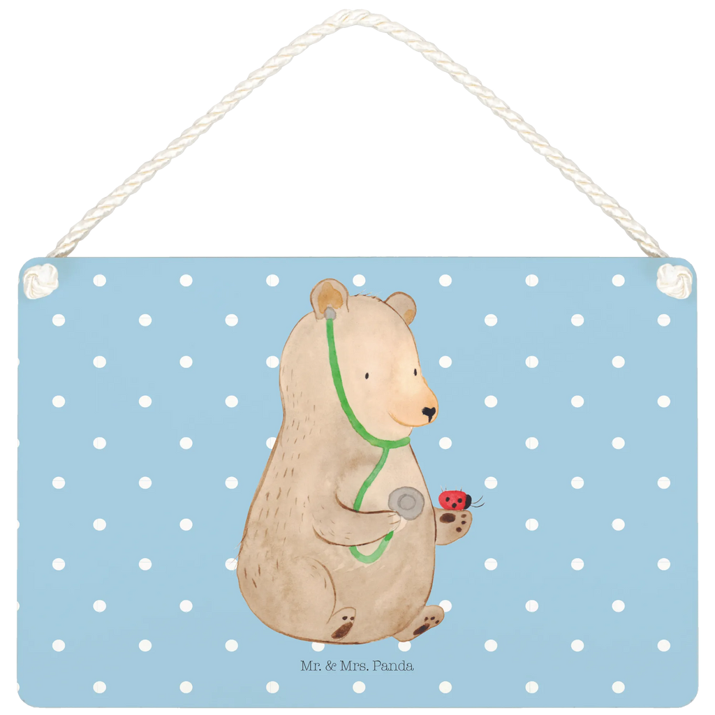 Decorative sign bear Physician dekoschilder, sprüche schild, Holztafel, Spruchschild, Küchenschild, hängeschild, Schild, wandhänger, Holzschild, Türschild, Schild mit Spruch, Badschild, wandtafel, dekotafel, Deko Wandtafel, Motivschild, Deko Schild, holzbild, Dekoschild, Türschild Familie, dekoration schild, Wandschild, Teddybär, Teddy, Bär, Professorin, Doktorin, Ärztin, Professor, Arzt, Doktor