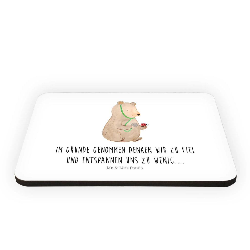 Magnet bear Physician refrigerator magnet, magnetic board, refrigerator magnets, magnet, calendar magnet, office magnet, bear, teddy, teddy bear, cuddly toy, Doctor, Bear, Professor