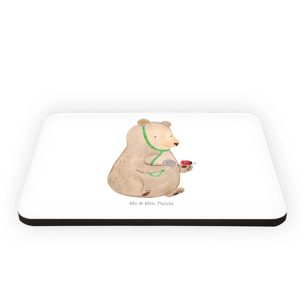 Magnet bear Physician refrigerator magnet, magnetic board, refrigerator magnets, magnet, calendar magnet, office magnet, bear, teddy, teddy bear, cuddly toy, Doctor, Bear, Professor