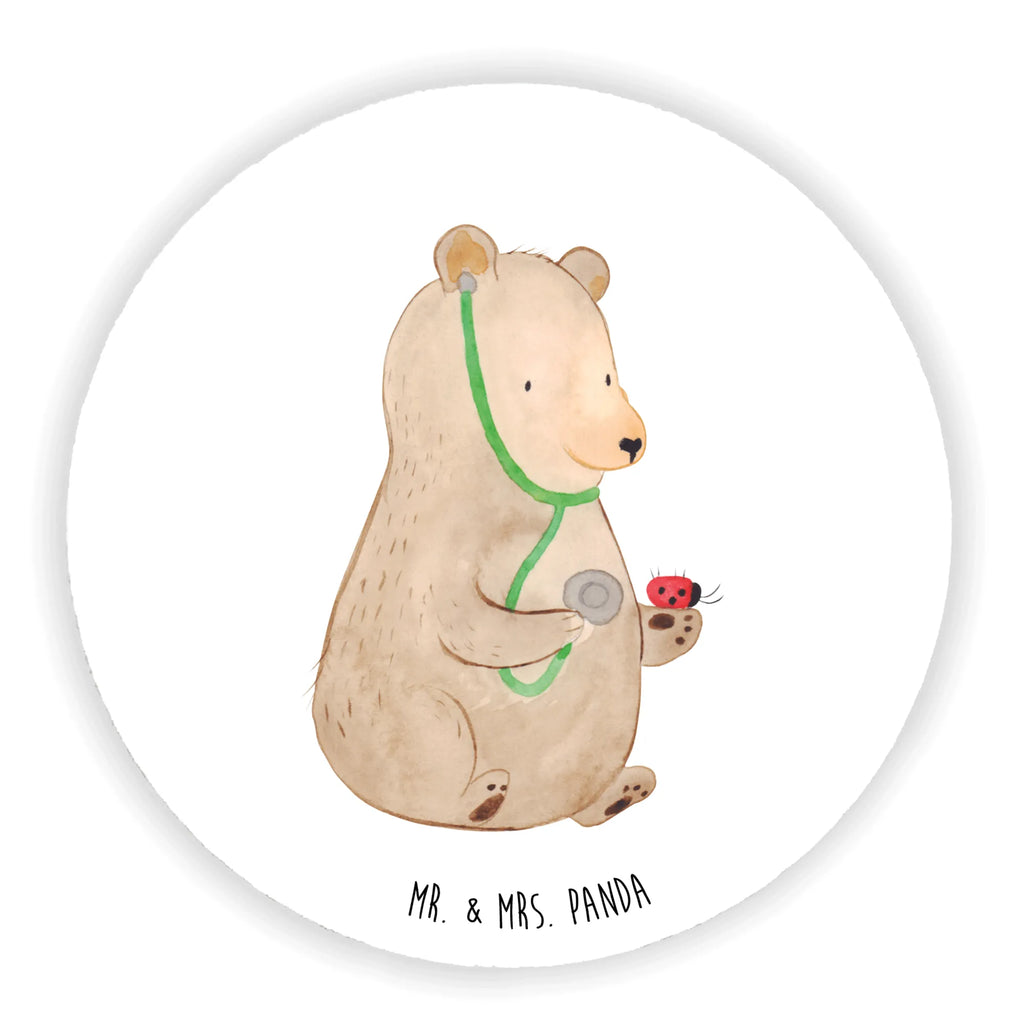 Okrągły magnes niedźwiedź lekarz Niedźwiedź, Miś, Pluszowy miś