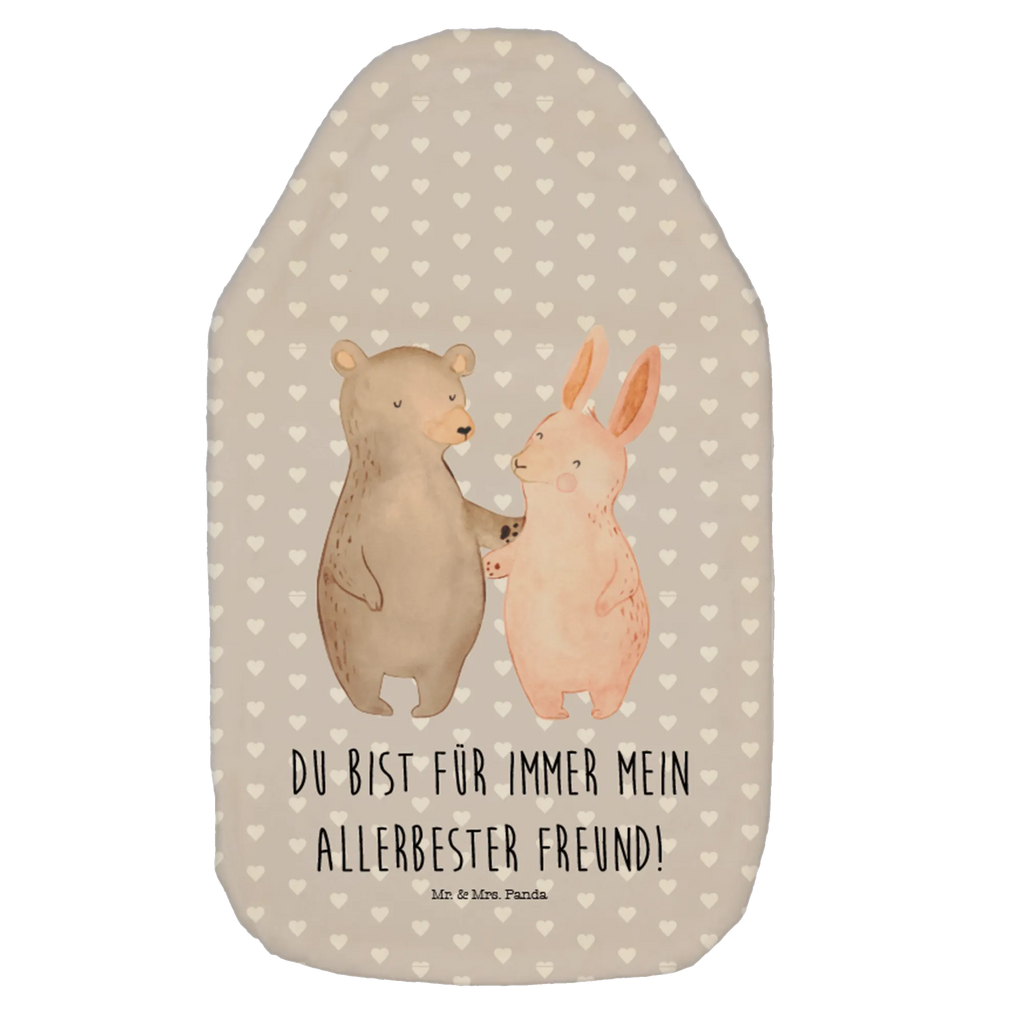 Hot water bottle bear and rabbit Embrace Wärmflaschenbezug, Kleine Wärmflasche, Wärmflasche, Bettflasche, Kinderwärmflasche, Körnerkissen, Wärmflasche mit Bezug, Wärmekissen, Liebe, Partner, Freund, Freundin, Ehemann, Ehefrau, Heiraten, Verlobung, Heiratsantrag, Liebesgeschenk, Jahrestag, Hocheitstag, Bärchen, Hase, best friends, bester Freund, Bär, Freunde