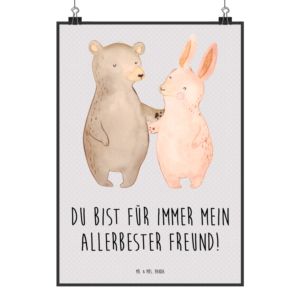 Poster Bär Hase Umarmen wanddeko, Bild, kunstdruck poster, Deko Bild, kunstposter, Wandbild, Posterdruck, Wandschmuck, Plakat, Wanddekoration, Wandposter, Bild für Wand, wanddruck, Wanddeko Bild, Poster, Mr. & Mrs. Panda Poster, Kunstdruck, drucke, wandkunst, kunst für die wand, grafikposter, Designposter, Ehefrau, Freund, Verlobung, Ehemann, Liebesgeschenk, Freundin, Hocheitstag, Partner, Jahrestag, Liebe, Heiratsantrag, Heiraten, Best Friends, Freunde, Bär, Hase, Bester Freund, Bärchen