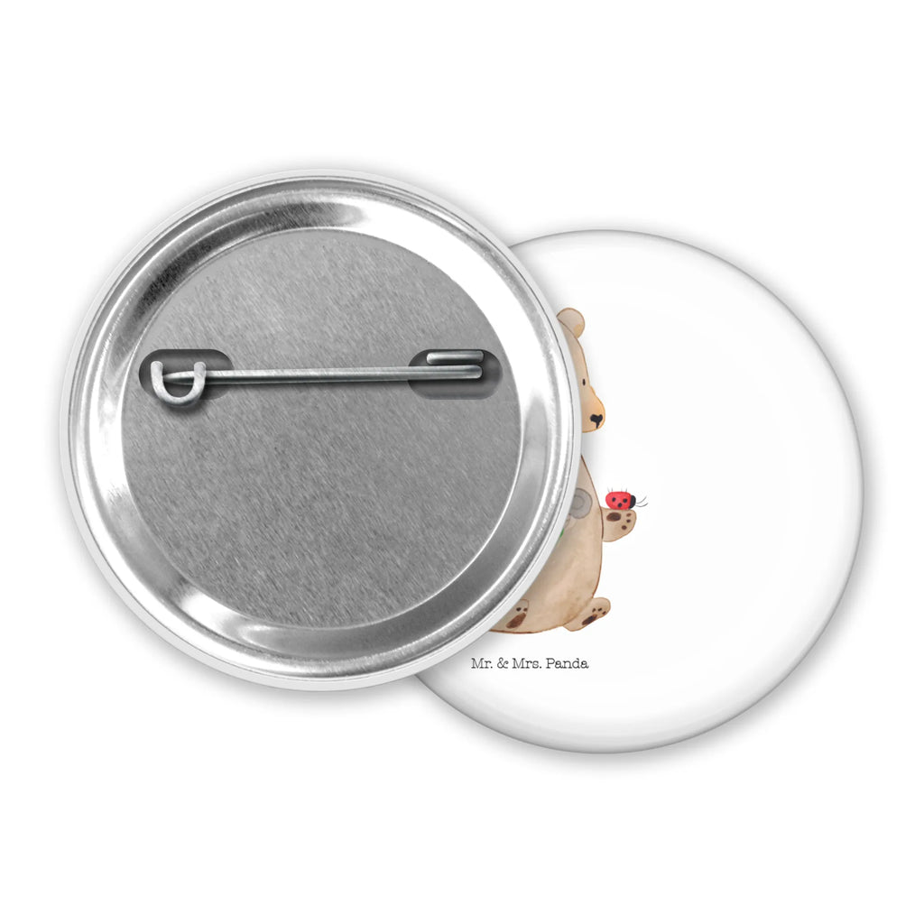 Button bear Physician 50mm Button, Lapel Pin, Pin, Button, bear, teddy, teddy bear, cuddly toy, Bear, Doctor, Professor