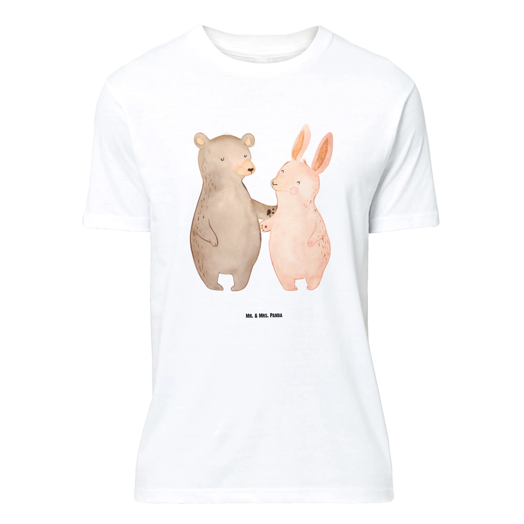 T-Shirt Standard Bär Hase Umarmen Geburstag, Herrn, Damen, Lustiges T-Shirt, Junggesellenabschied, Shirt, Jubiläum, T-Shirt, Schlafshirt, Tshirt, T-Shirt mit Spruch, Nachthemd, Ehefrau, Ehemann, Partner, Verlobung, Liebe, Hocheitstag, Heiratsantrag, Heiraten, Liebesgeschenk, Freundin, Jahrestag, Freund, Bär, Hase, Bärchen, Bester Freund, Freunde, Best Friends