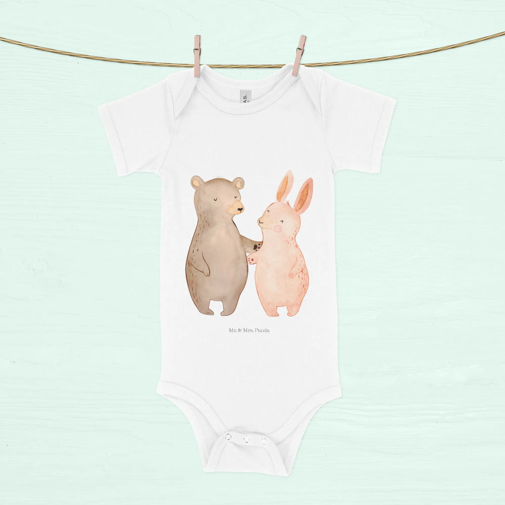 Organiczne body dla niemowląt Niedźwiedź i królik Przytulać babykleidung strampler, Baby-Body, overall baby, Baby Body, strampelanzug, babykleidung body, babyanzug, bio babybody, Einteiler, baby overall, Strampler, Babybody, Babystrampler, Jahrestag, Hocheitstag, Liebe, Freundin, Partner, Liebesgeschenk, Verlobung, Ehefrau, Freund, Ehemann, Heiraten, Heiratsantrag, Bärchen, Hase, Freunde, Bester Freund, Best Friends, Bär