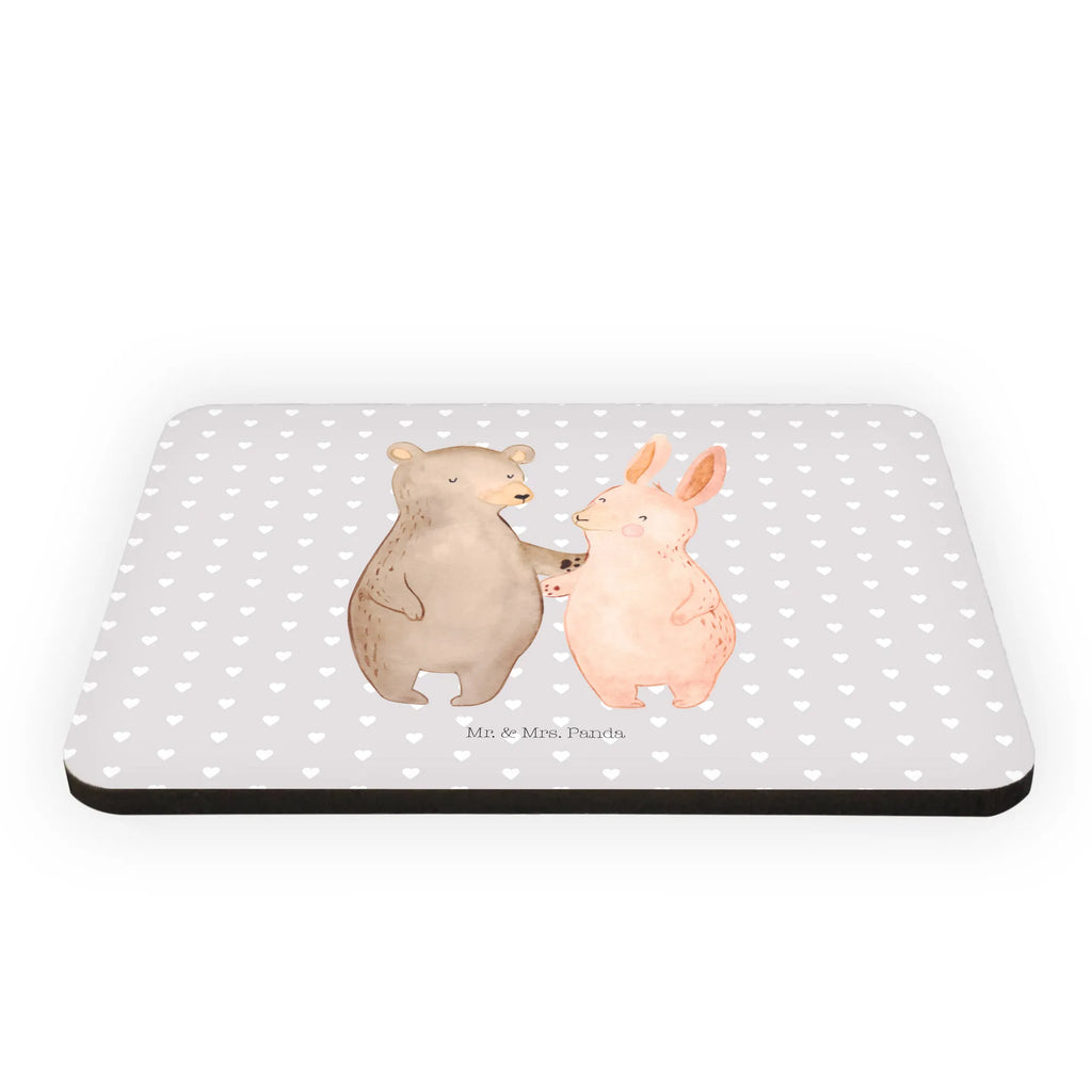 Magnet bear and rabbit Embrace magnet, refrigerator magnets, office magnet, refrigerator magnet, magnetic board, calendar magnet, Love, Loving, Two, Together, Marriage, Engagement, Proposal of marriage, Love gift, gift for her, gift for him, anniversary gift, best friends, friends, rabbit, best friend, bear