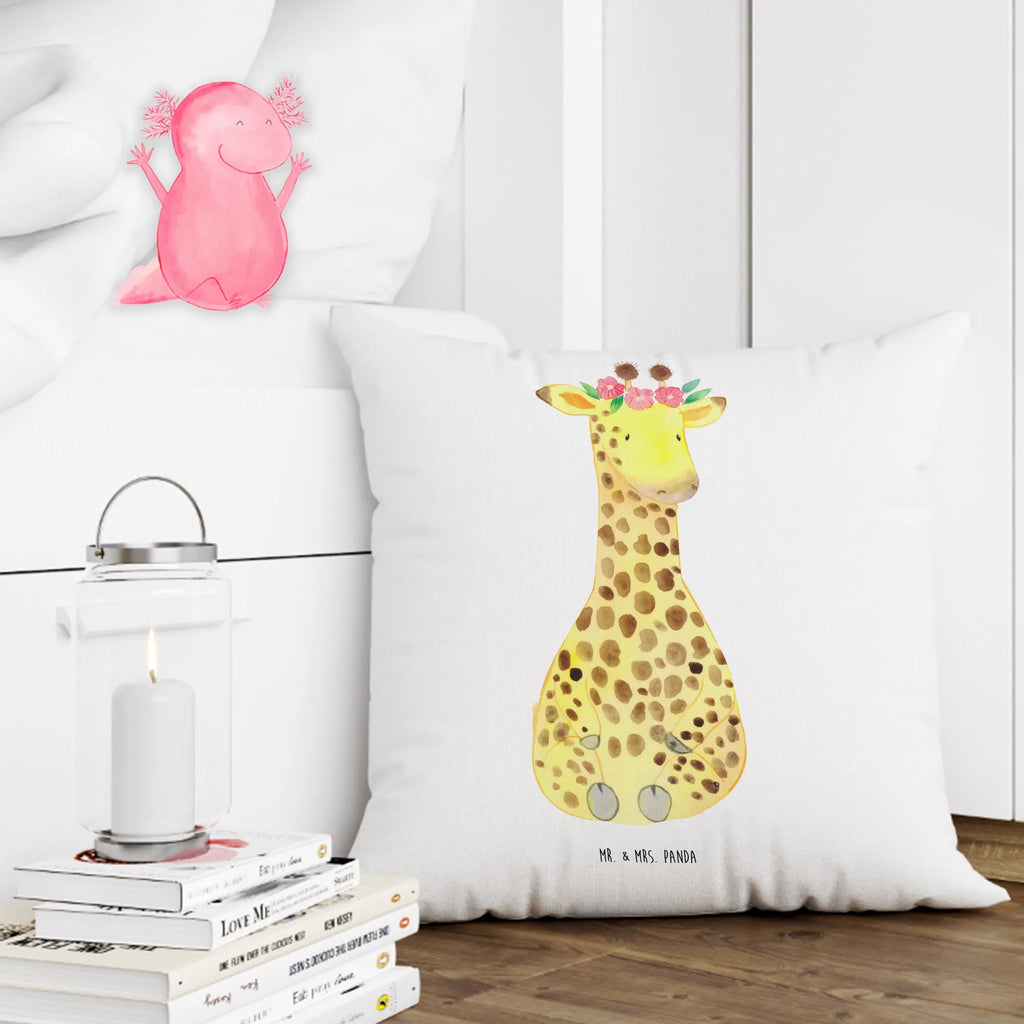 Cushion giraffe flower wreath Dekokissen 40x40, Kissenhülle 40x40, Dekokissen, Kissen 40x40 Waschbar, Kissenbezüge, Couchkissen, Sofakissen, sofakissen, sitzkissen, Kissen, Dekokissen Sofa, Motivkissen, Zierkissen, Kopfkissen, Kissenhülle, Sofakissen 40x40, Kissenbezug 40x40, Kissen 40x40, Kopfkissen 40x40, Afrika, Wildtiere, Giraffe, Abenteurer, Blumenkranz, Freundin, Selbstliebe