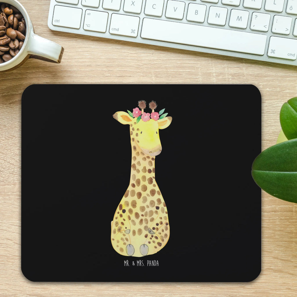 Mouse mat giraffe flower wreath mausteppich, computer mousepad, laptop mousepad, Mauspad, mauspad laptop, Mousepad, laptop mauspad, mauspad pc, pc mauspad, notebook mauspad, computer mauspad, Mausunterlage, pc mausunterlage, computermatte, Mausmatte, pc mousepad, mousematte, Afrika, Wildtiere, Freundin, Selbstliebe, Abenteurer, Blumenkranz, Giraffe