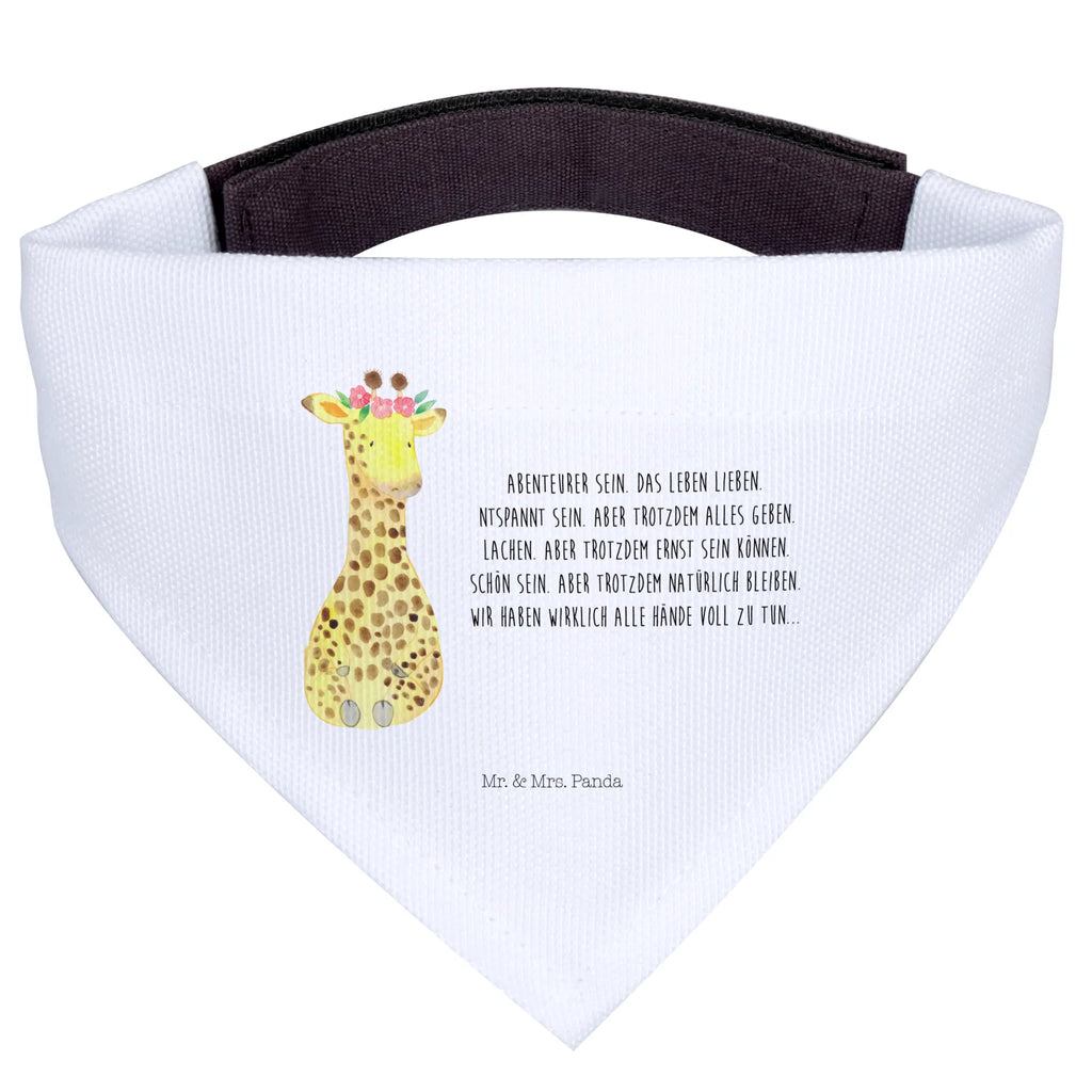 Hundehalstuch Giraffe Blumenkranz Hundehalstuch, mittelgroße Hunde, mittel, Hunde, Tuch, Halstuch, Afrika, Wildtiere, Giraffe, Abenteurer, Freundin, Selbstliebe, Blumenkranz