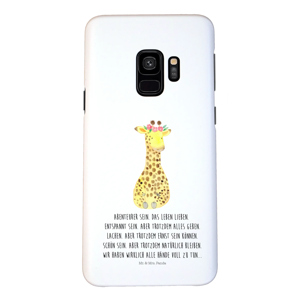 Phone case giraffe flower wreath Handy, Hülle, Handy Case, Handycover, Handyhülle, Cover, Iphone 10, Iphone X, Wildtiere, Afrika, Giraffe, Blumenkranz, Selbstliebe, Freundin, Abenteurer