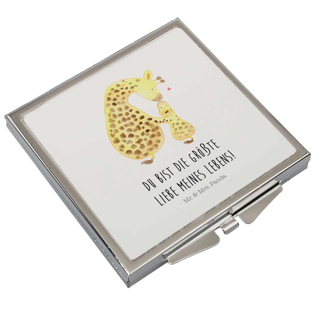 Handbag mirror giraffe child silver, make up, make-up mirror, mirror, square, handbag, Africa, son, daughter, mother, favourite person, giraffe, mum, child