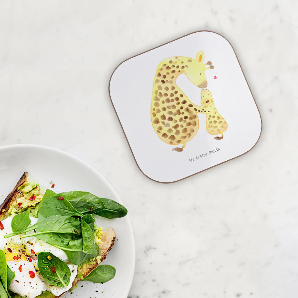 Quadratische Untersetzer Giraffe mit Kind Untersetzer, Getränkeuntersetzer, Untersetzer Gläser, Glasuntersetzer, Holzuntersetzer, Untersetzer Holz, Untersetzer Design, Tassen Untersetzer, Untersetzer aus Holz, Untersetzer für Gläser, Korkuntersetzer, Bierdeckel, Afrika, Wildtiere, Lieblingsmensch, Kind, Sohn, Mutter, Mama, Tochter, Giraffe