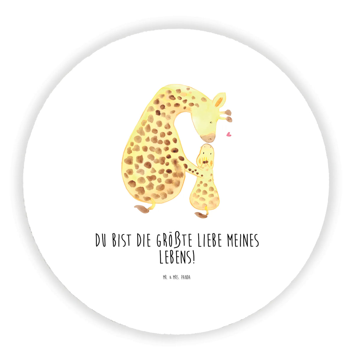 Round magnet giraffe child magnet, refrigerator magnets, magnetic board, office magnet, calendar magnet, refrigerator magnet, Africa, favourite person, mother, giraffe, daughter, mum, son, child