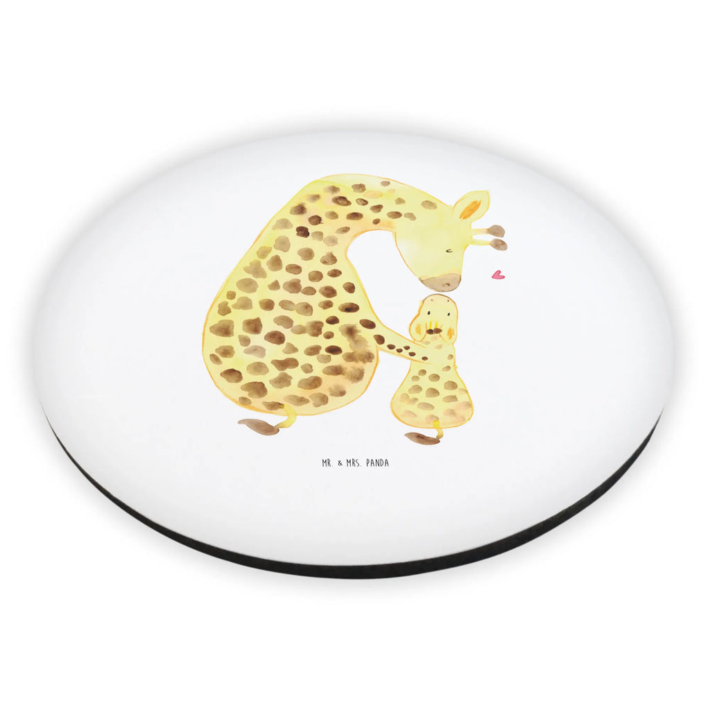 Round magnet giraffe child magnet, refrigerator magnets, magnetic board, office magnet, calendar magnet, refrigerator magnet, Africa, favourite person, mother, giraffe, daughter, mum, son, child
