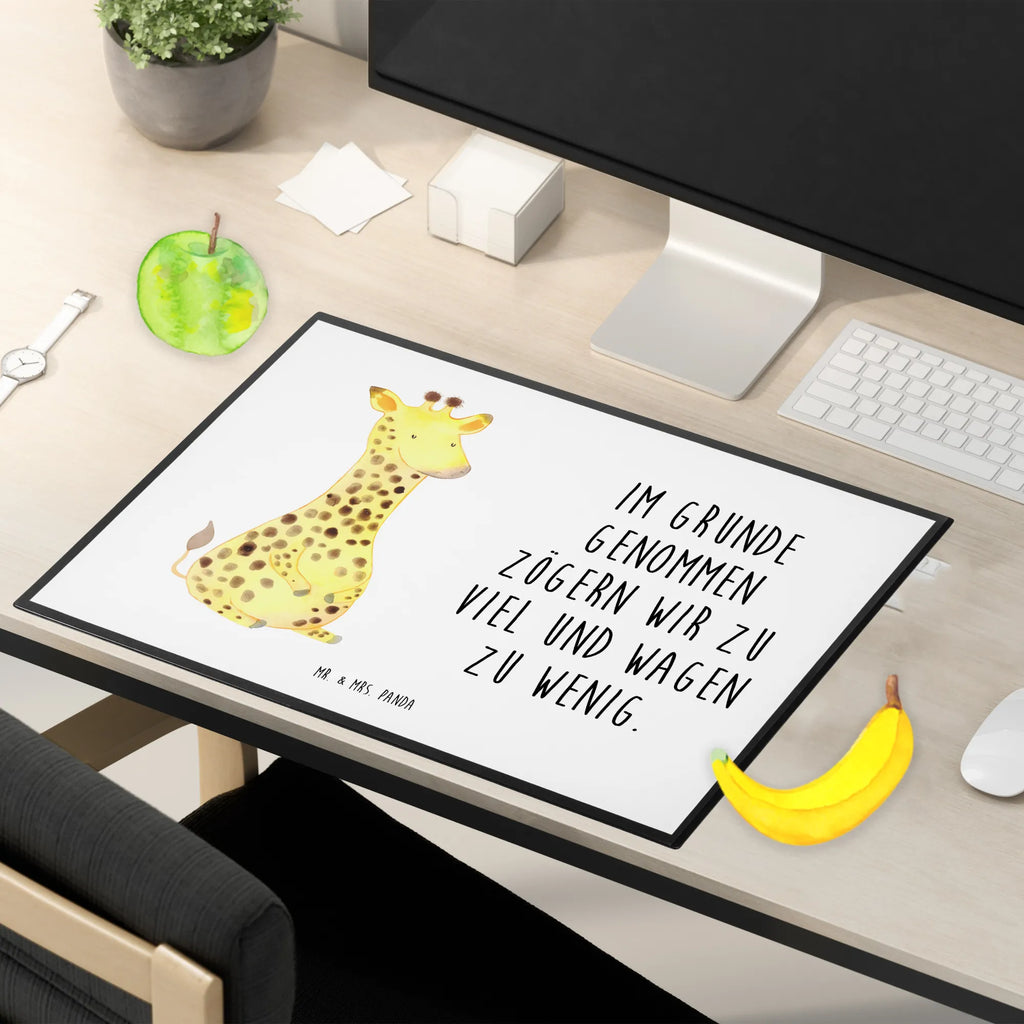 Desk pad giraffe Satisfied desk, office, Desk pad, underlay, children, girl, Africa, Giraffe, Happiness, Adventure