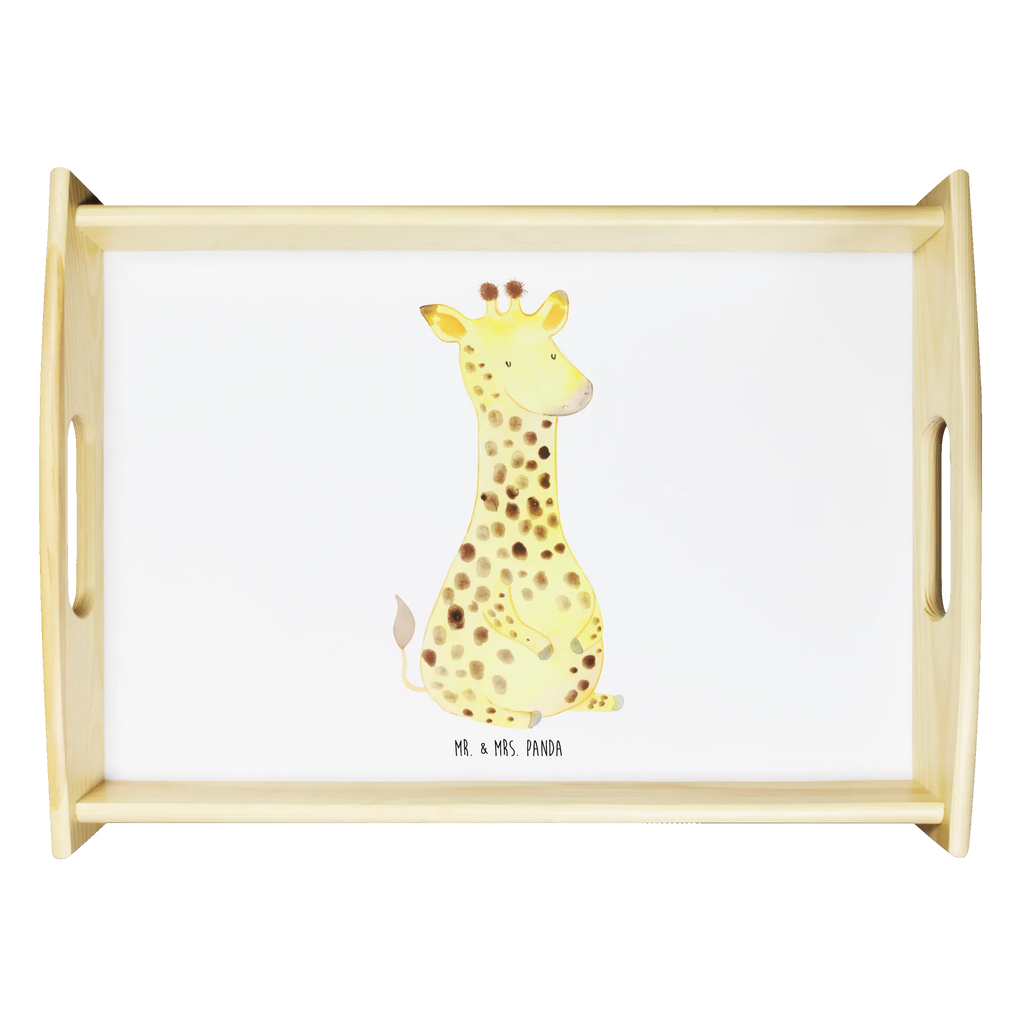 Serving tray giraffe Satisfied Tablett, couchtablett, kaffeetablett, tablett holz, betttablett, tablett aus holz, ablagetablett, tablett für getränke, getränketablett, teetablett, Frühstückstablett, bett tablett, essenstablett, Serviertablett, tragetablett, tablett für bett, sofatablett, tablett für essen, tablett zum servieren, serviertablett holz, Küchentablett, Servier Tablett, Holztablett, holz serviertablett, serviertablett aus holz, echtholz tablett, Afrika, Wildtiere, Glück, Giraffe, Abenteuer, Zufrieden