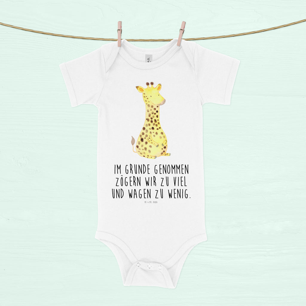 Organic Baby Body Giraffe Zufrieden Babykleidung, Babystrampler, Strampler, Wickelbody, Baby Erstausstattung, Junge, Mädchen, Afrika, Wildtiere, Giraffe, Zufrieden, Glück, Abenteuer