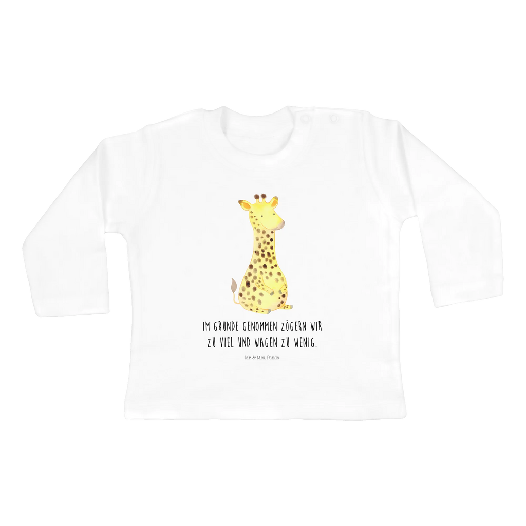Baby Longsleeve Giraffe Zufrieden Baby Shower, Langarm, Kleidung, Bio, Afrika, Wildtiere, Abenteuer, Glück, Zufrieden, Giraffe