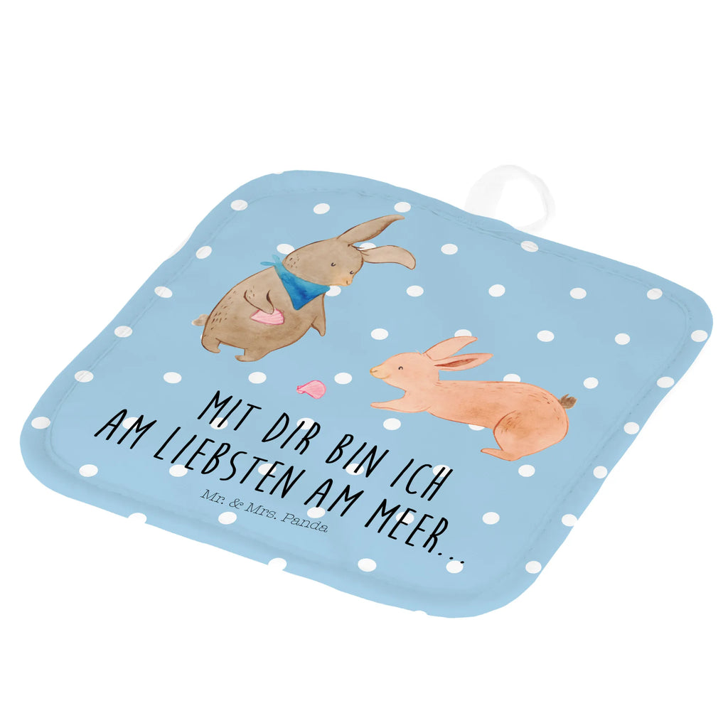 Pot holder Bunnies with seashell Topfhandschuh, Topfuntersetzer, Topflappen, Topflappen mit Spruch, Ofenhandschuh, Topfhandschuhe, Topflappen Set, Topflappenset, Topflappen 2er Set, Topflappen lustig, Schöne Topflappen, Ofenhandschuhe, Familie, Vatertag, Muttertag, Bruder, Schwester, Mama, Papa, Oma, Opa, BFF, Hasen, Muscheln, Muscheln sammeln, Freundinnen, Freundin, beste Freundin, Meer, best friends