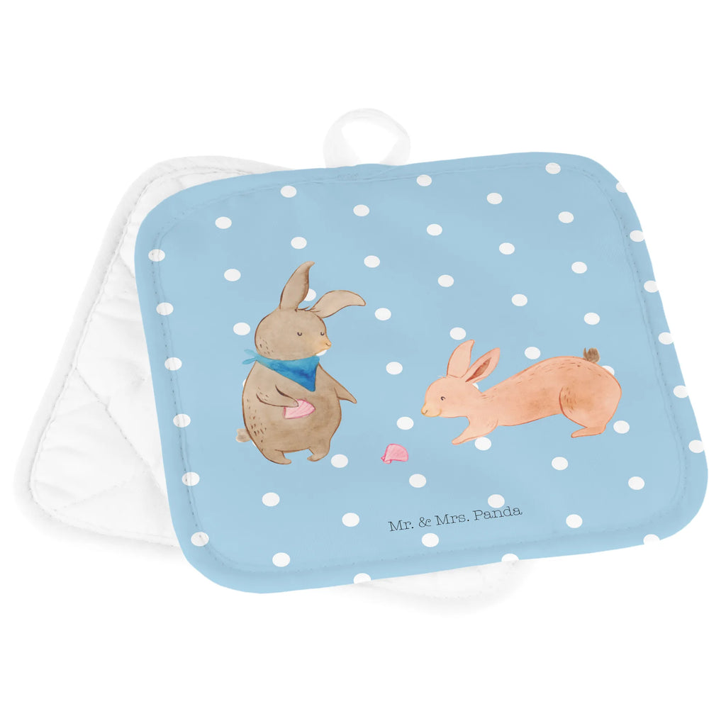 Pot holder Bunnies with seashell Topfhandschuh, Topfuntersetzer, Topflappen, Topflappen mit Spruch, Ofenhandschuh, Topfhandschuhe, Topflappen Set, Topflappenset, Topflappen 2er Set, Topflappen lustig, Schöne Topflappen, Ofenhandschuhe, Familie, Vatertag, Muttertag, Bruder, Schwester, Mama, Papa, Oma, Opa, BFF, Hasen, Muscheln, Muscheln sammeln, Freundinnen, Freundin, beste Freundin, Meer, best friends
