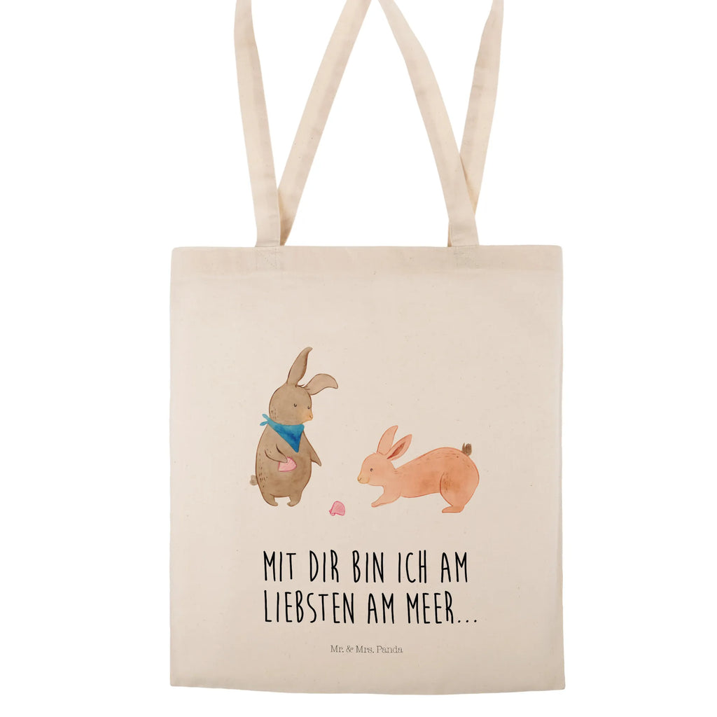 Tote bag Bunnies with seashell shopper, pouch, cotton bag, shopping bag, Carrier bag, jute bag, bag, cloth bag, shoulder bag, Family, Father's Day, Mother's Day, brother, sister, Mom, Dad, sea, girlfriend, best friends, BFF, rabbits, shells, best friend, girlfriends, collecting shells