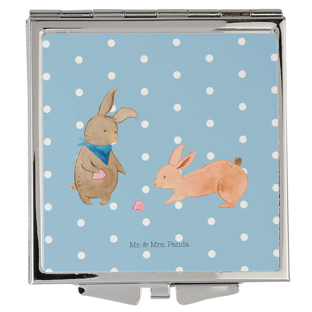 Handbag mirror Bunnies with seashell Kosmetikspiegel Klein, Reise Spiegel, Klappspiegel, Klappbarer Taschenspiegel, Schminkspiegel Kompakt, Quadratischer Handspiegel, Silber, Spiegel Für Make-Up Tasche, Handspiegel Mit Hülle, Spiegel Für Handtasche, Taschenspiegel, Spiegel Für Schminktasche, Handspiegel Geschenkidee, Vintage Kompaktspiegel, Handspiegel Zum Mitnehmen, Deko Handspiegel, Runder Taschenspiegel, Kompaktspiegel, Schminkspiegel To Go, Klappbarer Handspiegel, Design Taschenspiegel, Spiegel Für Unterwegs, Handtaschenspiegel, Taschen-Kosmetikspiegel, Handspiegel Für Damen, Mini Spiegel, Tragbarer Spiegel, Muttertag, Vatertag, Mama, Papa, Oma, Opa, Familie, Schwester, Bruder, Meer, Muscheln, Best Friends, BFF, Freundin, Freundinnen, Beste Freundin, Hasen, Muscheln Sammeln