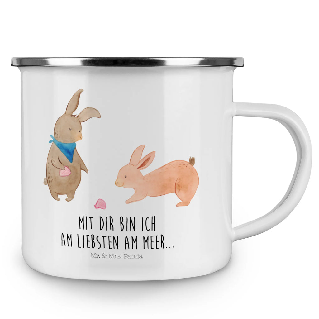 Enamel camping mug Bunnies with seashell reisetasse, Reisebecher, Teebecher, wanderbecher, Teetasse, Kaffeetasse, Pott, Emaille Tasse, Trinkbecher, Emailletasse, metallbecher, Becher, emaillebecher, Campingtasse, Emaille Becher, wandertasse, Tasse, becher emaille, Metalltasse, Kaffeebecher, blechbecher, Campingbecher, Tasse Emaille, Blechtasse, Oma, Opa, Muttertag, Familie, Schwester, Bruder, Vatertag, Mama, Papa, Muscheln Sammeln, Freundin, Muscheln, Hasen, Beste Freundin, BFF, Freundinnen, Meer, Best Friends