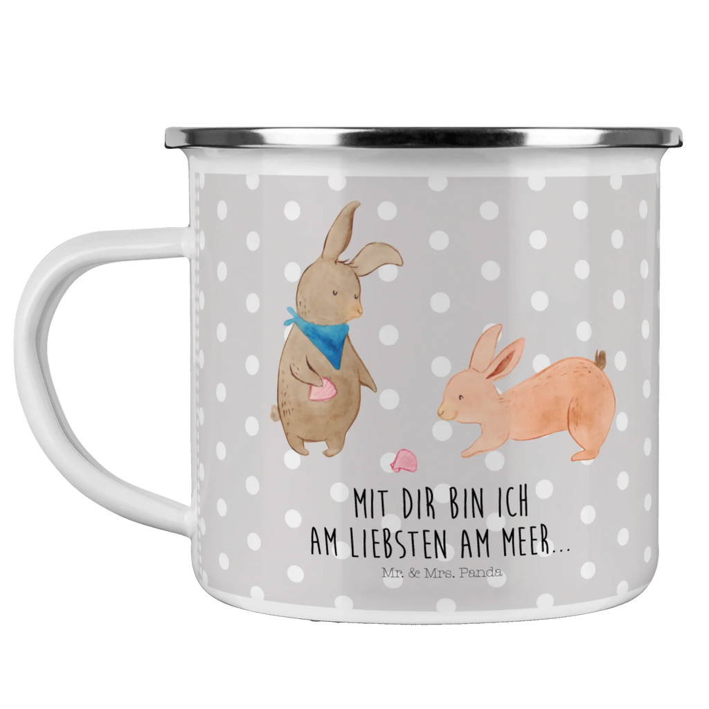 Enamel camping mug Bunnies with seashell reisetasse, Reisebecher, Teebecher, wanderbecher, Teetasse, Kaffeetasse, Pott, Emaille Tasse, Trinkbecher, Emailletasse, metallbecher, Becher, emaillebecher, Campingtasse, Emaille Becher, wandertasse, Tasse, becher emaille, Metalltasse, Kaffeebecher, blechbecher, Campingbecher, Tasse Emaille, Blechtasse, Oma, Opa, Muttertag, Familie, Schwester, Bruder, Vatertag, Mama, Papa, Muscheln Sammeln, Freundin, Muscheln, Hasen, Beste Freundin, BFF, Freundinnen, Meer, Best Friends