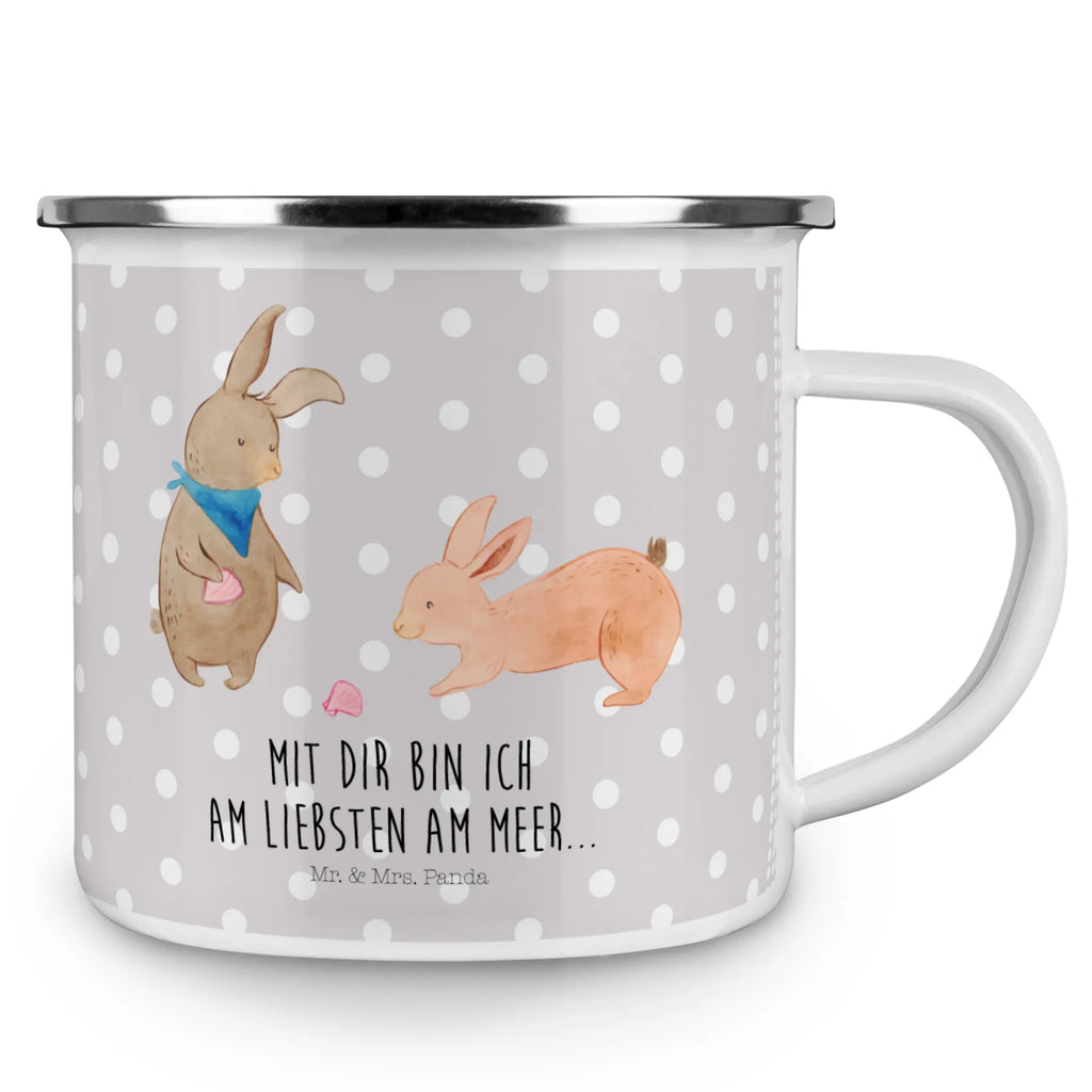 Enamel camping mug Bunnies with seashell reisetasse, Reisebecher, Teebecher, wanderbecher, Teetasse, Kaffeetasse, Pott, Emaille Tasse, Trinkbecher, Emailletasse, metallbecher, Becher, emaillebecher, Campingtasse, Emaille Becher, wandertasse, Tasse, becher emaille, Metalltasse, Kaffeebecher, blechbecher, Campingbecher, Tasse Emaille, Blechtasse, Oma, Opa, Muttertag, Familie, Schwester, Bruder, Vatertag, Mama, Papa, Muscheln Sammeln, Freundin, Muscheln, Hasen, Beste Freundin, BFF, Freundinnen, Meer, Best Friends