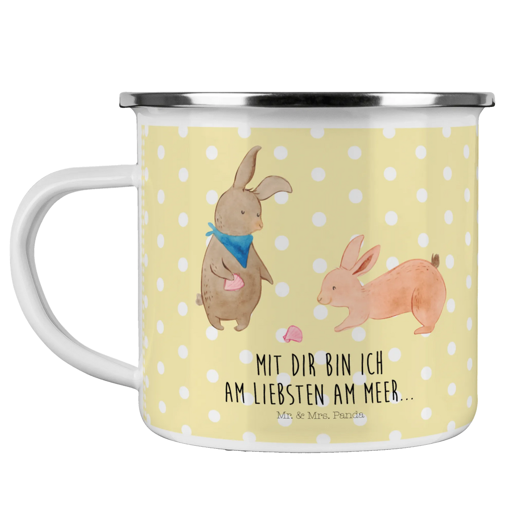 Enamel camping mug Bunnies with seashell reisetasse, Reisebecher, Teebecher, wanderbecher, Teetasse, Kaffeetasse, Pott, Emaille Tasse, Trinkbecher, Emailletasse, metallbecher, Becher, emaillebecher, Campingtasse, Emaille Becher, wandertasse, Tasse, becher emaille, Metalltasse, Kaffeebecher, blechbecher, Campingbecher, Tasse Emaille, Blechtasse, Oma, Opa, Muttertag, Familie, Schwester, Bruder, Vatertag, Mama, Papa, Muscheln Sammeln, Freundin, Muscheln, Hasen, Beste Freundin, BFF, Freundinnen, Meer, Best Friends