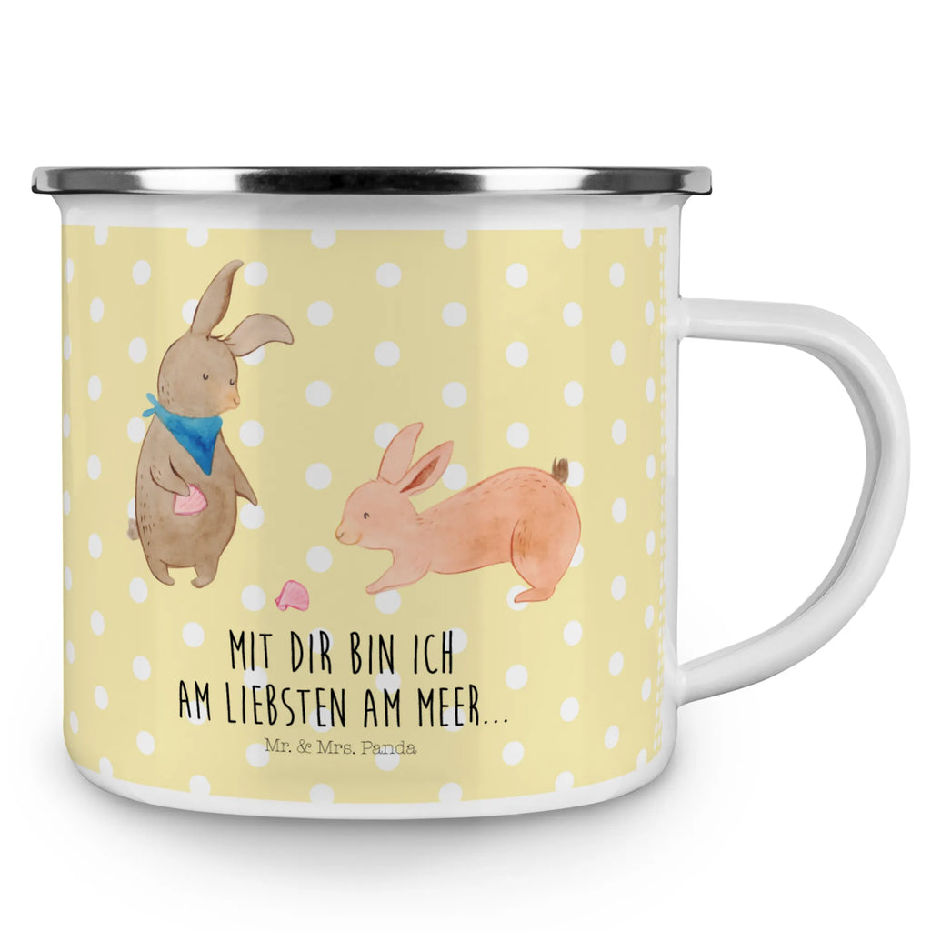 Enamel camping mug Bunnies with seashell reisetasse, Reisebecher, Teebecher, wanderbecher, Teetasse, Kaffeetasse, Pott, Emaille Tasse, Trinkbecher, Emailletasse, metallbecher, Becher, emaillebecher, Campingtasse, Emaille Becher, wandertasse, Tasse, becher emaille, Metalltasse, Kaffeebecher, blechbecher, Campingbecher, Tasse Emaille, Blechtasse, Oma, Opa, Muttertag, Familie, Schwester, Bruder, Vatertag, Mama, Papa, Muscheln Sammeln, Freundin, Muscheln, Hasen, Beste Freundin, BFF, Freundinnen, Meer, Best Friends