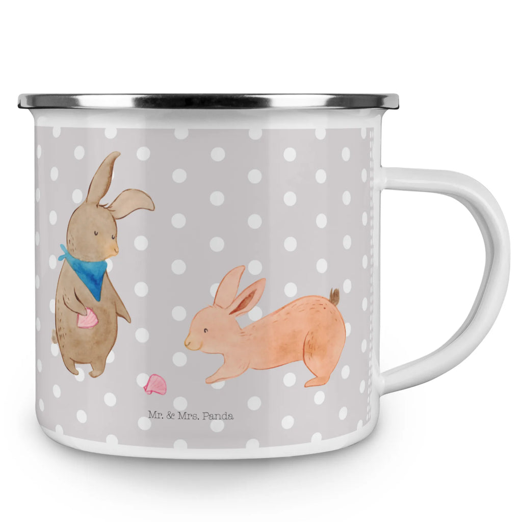 Enamel camping mug Bunnies with seashell reisetasse, Reisebecher, Teebecher, wanderbecher, Teetasse, Kaffeetasse, Pott, Emaille Tasse, Trinkbecher, Emailletasse, metallbecher, Becher, emaillebecher, Campingtasse, Emaille Becher, wandertasse, Tasse, becher emaille, Metalltasse, Kaffeebecher, blechbecher, Campingbecher, Tasse Emaille, Blechtasse, Oma, Opa, Muttertag, Familie, Schwester, Bruder, Vatertag, Mama, Papa, Muscheln Sammeln, Freundin, Muscheln, Hasen, Beste Freundin, BFF, Freundinnen, Meer, Best Friends