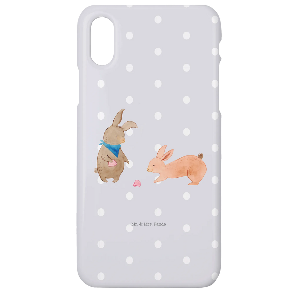 Phone case Bunnies with seashell Handycover, Handy Case, Handyhülle, Cover, Handy, Iphone 10, Hülle, Iphone X, Bruder, Opa, Familie, Muttertag, Oma, Vatertag, Mama, Schwester, Papa, Muscheln, Beste Freundin, BFF, Best Friends, Hasen, Meer, Freundin, Muscheln Sammeln, Freundinnen
