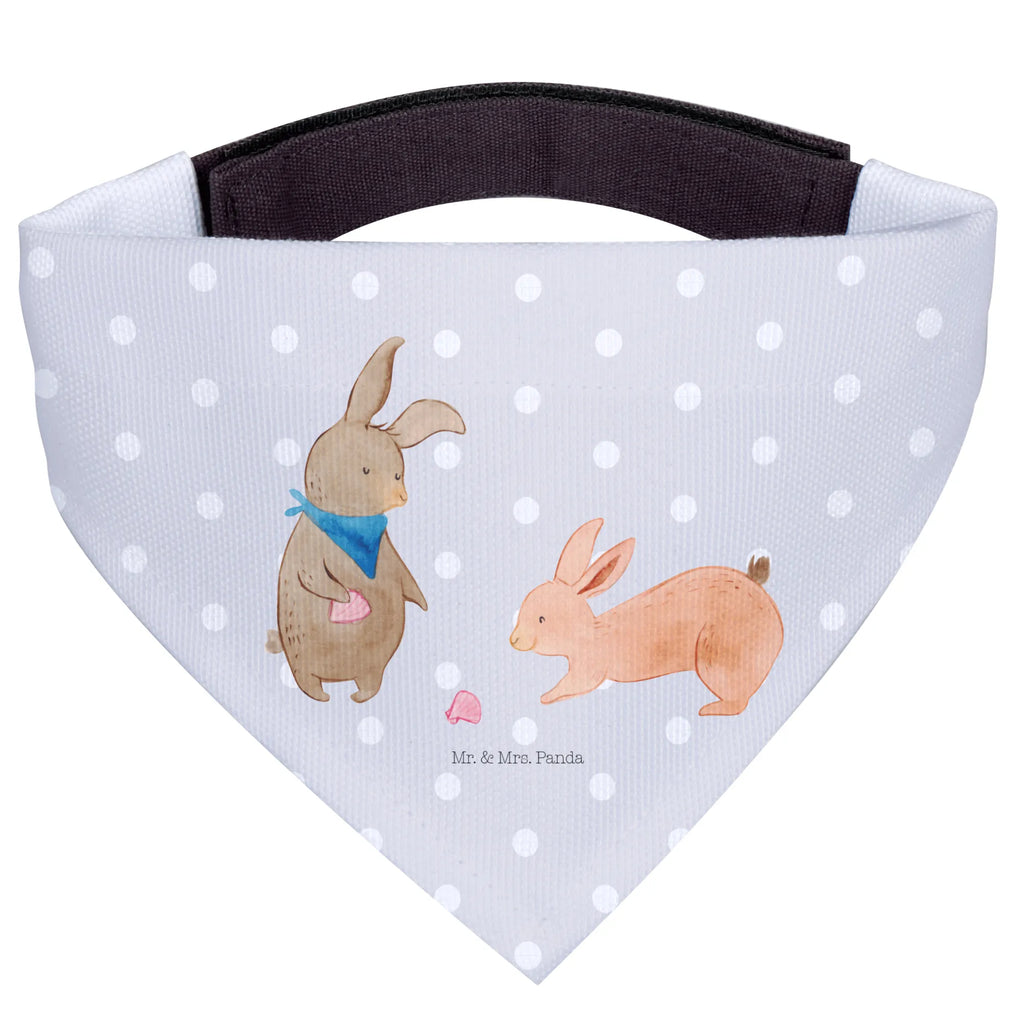 Dog neckerchief Bunnies with seashell mittel, Hunde, mittelgroße Hunde, Hundehalstuch, Halstuch, Tuch, Familie, Vatertag, Muttertag, Bruder, Schwester, Mama, Papa, Oma, Opa, Meer, best friends, Freundin, Freundinnen, Muscheln sammeln, Hasen, Muscheln, beste Freundin, BFF