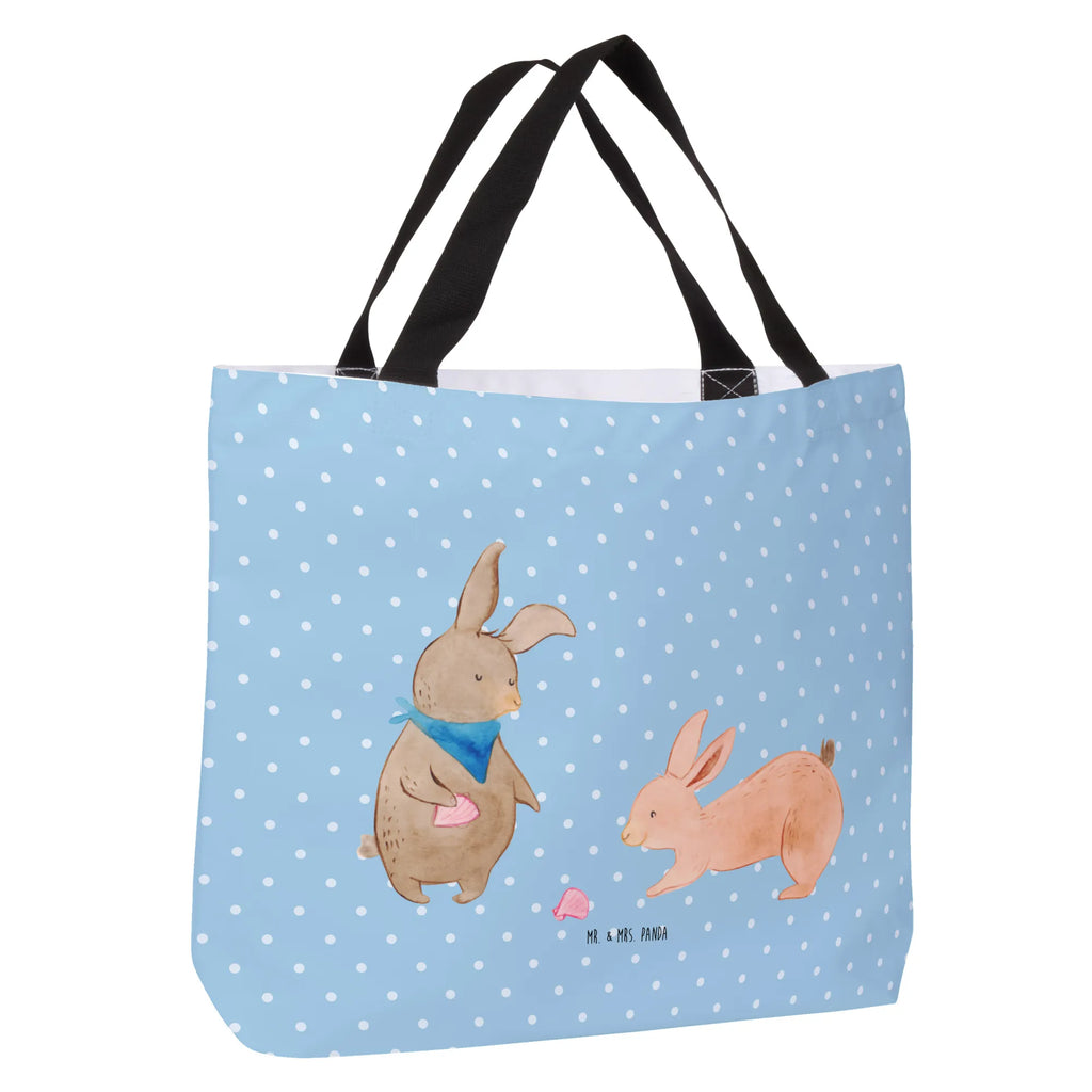 Shopper Hasen Muschel Tasche, Beutel, Tragebeutel, Einkaufsbeutel, Schultasche, Schulbeutel, Freizeittasche, Shopper, Einkaufstasche, Alltagstasche, Strandtasche, Familie, Vatertag, Muttertag, Bruder, Schwester, Mama, Papa, Oma, Opa, Muscheln sammeln, Meer, beste Freundin, Muscheln, BFF, best friends, Hasen, Freundin, Freundinnen