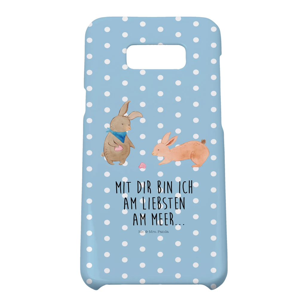 Phone case Bunnies with seashell Handycover, Handy Case, Handyhülle, Cover, Handy, Iphone 10, Hülle, Iphone X, Bruder, Opa, Familie, Muttertag, Oma, Vatertag, Mama, Schwester, Papa, Muscheln, Beste Freundin, BFF, Best Friends, Hasen, Meer, Freundin, Muscheln Sammeln, Freundinnen