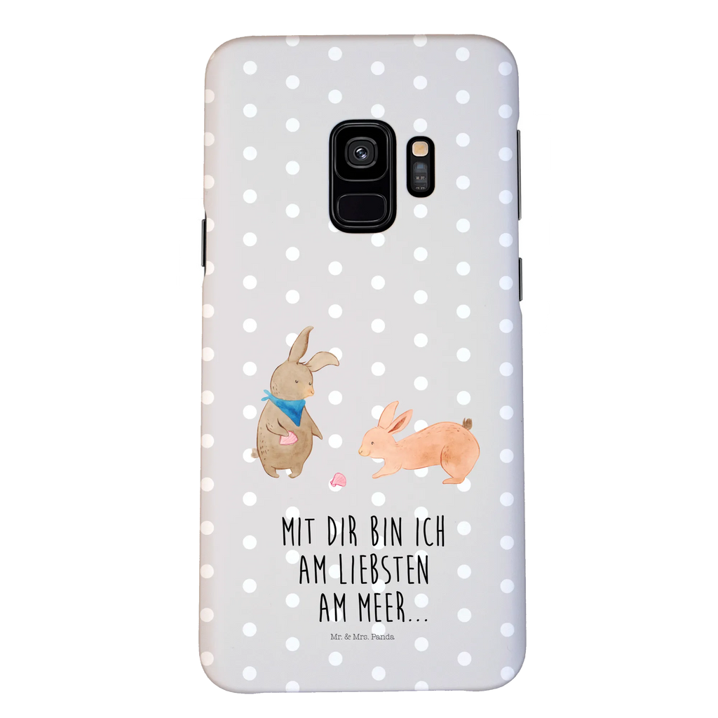 Phone case Bunnies with seashell Handycover, Handy Case, Handyhülle, Cover, Handy, Iphone 10, Hülle, Iphone X, Bruder, Opa, Familie, Muttertag, Oma, Vatertag, Mama, Schwester, Papa, Muscheln, Beste Freundin, BFF, Best Friends, Hasen, Meer, Freundin, Muscheln Sammeln, Freundinnen