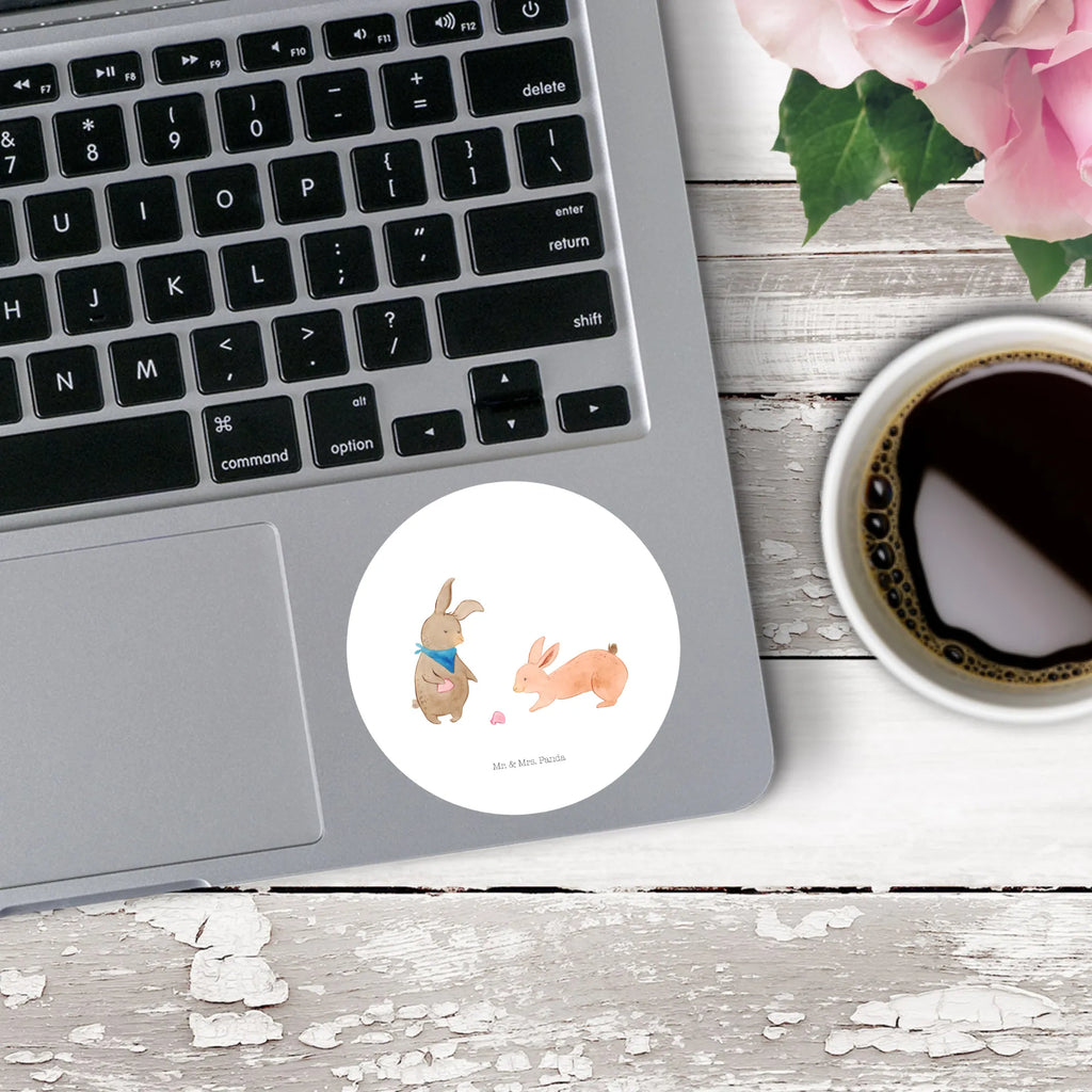 Round sticker Bunnies with seashell sticker, round, label, children, Sticker, Family, Father's Day, Mother's Day, brother, sister, Mom, Dad, BFF, best friends, sea, best friend, girlfriends, girlfriend, shells, collecting shells, rabbits