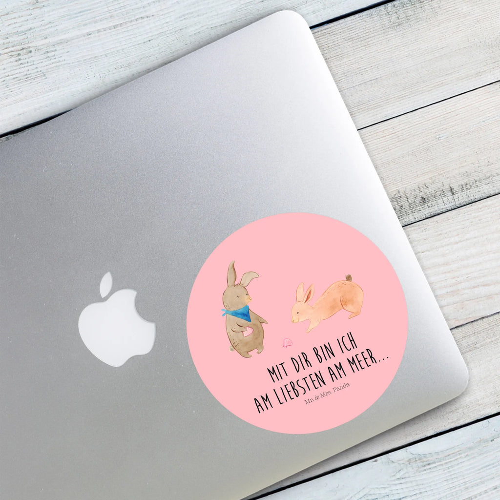 Round sticker Bunnies with seashell sticker, round, label, children, Sticker, Family, Father's Day, Mother's Day, brother, sister, Mom, Dad, BFF, best friends, sea, best friend, girlfriends, girlfriend, shells, collecting shells, rabbits