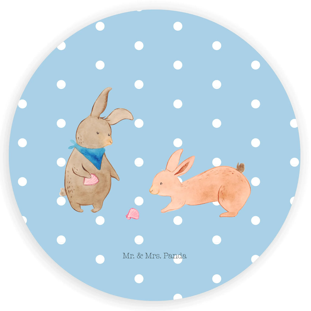 Round sticker Bunnies with seashell sticker, round, label, children, Sticker, Family, Father's Day, Mother's Day, brother, sister, Mom, Dad, BFF, best friends, sea, best friend, girlfriends, girlfriend, shells, collecting shells, rabbits
