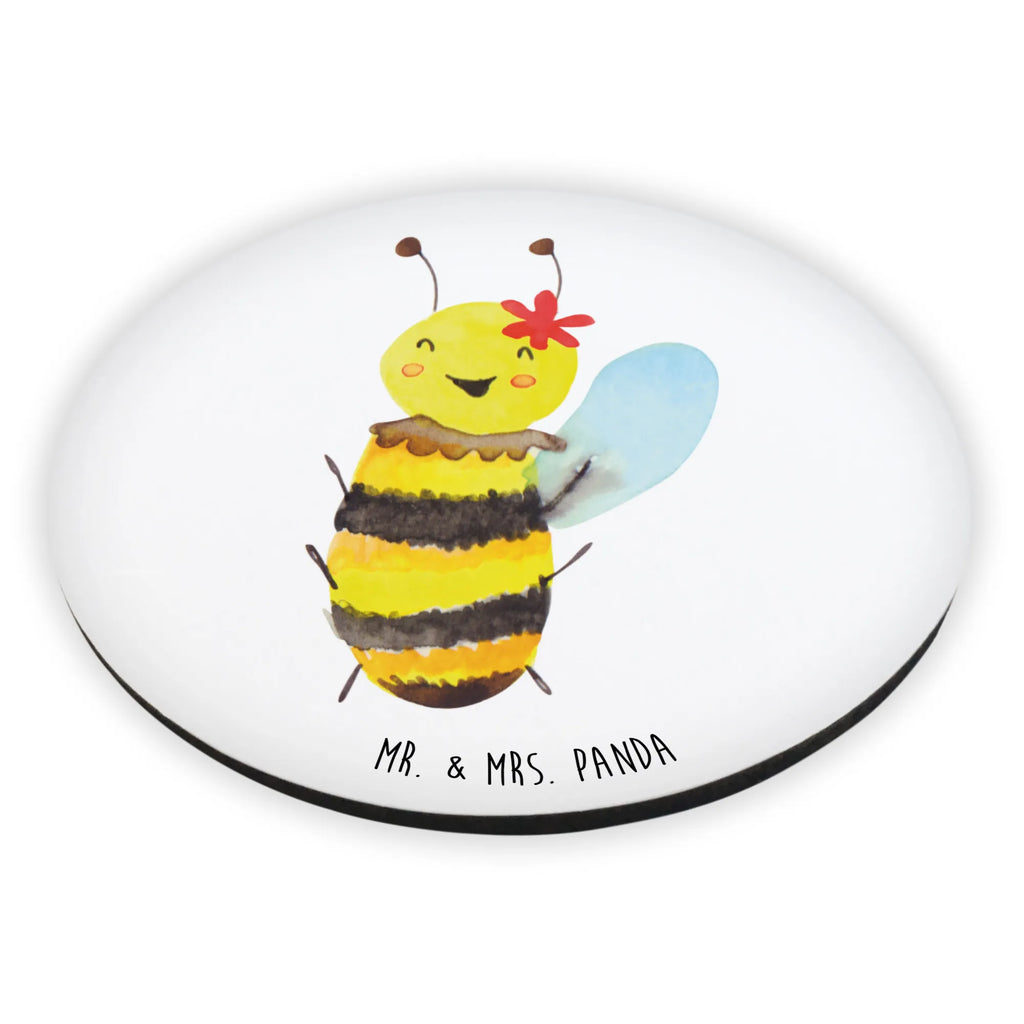 Round magnet bee happy magnet, office magnet, refrigerator magnet, refrigerator magnets, calendar magnet, magnetic board, Bee, wasp, bumblebee
